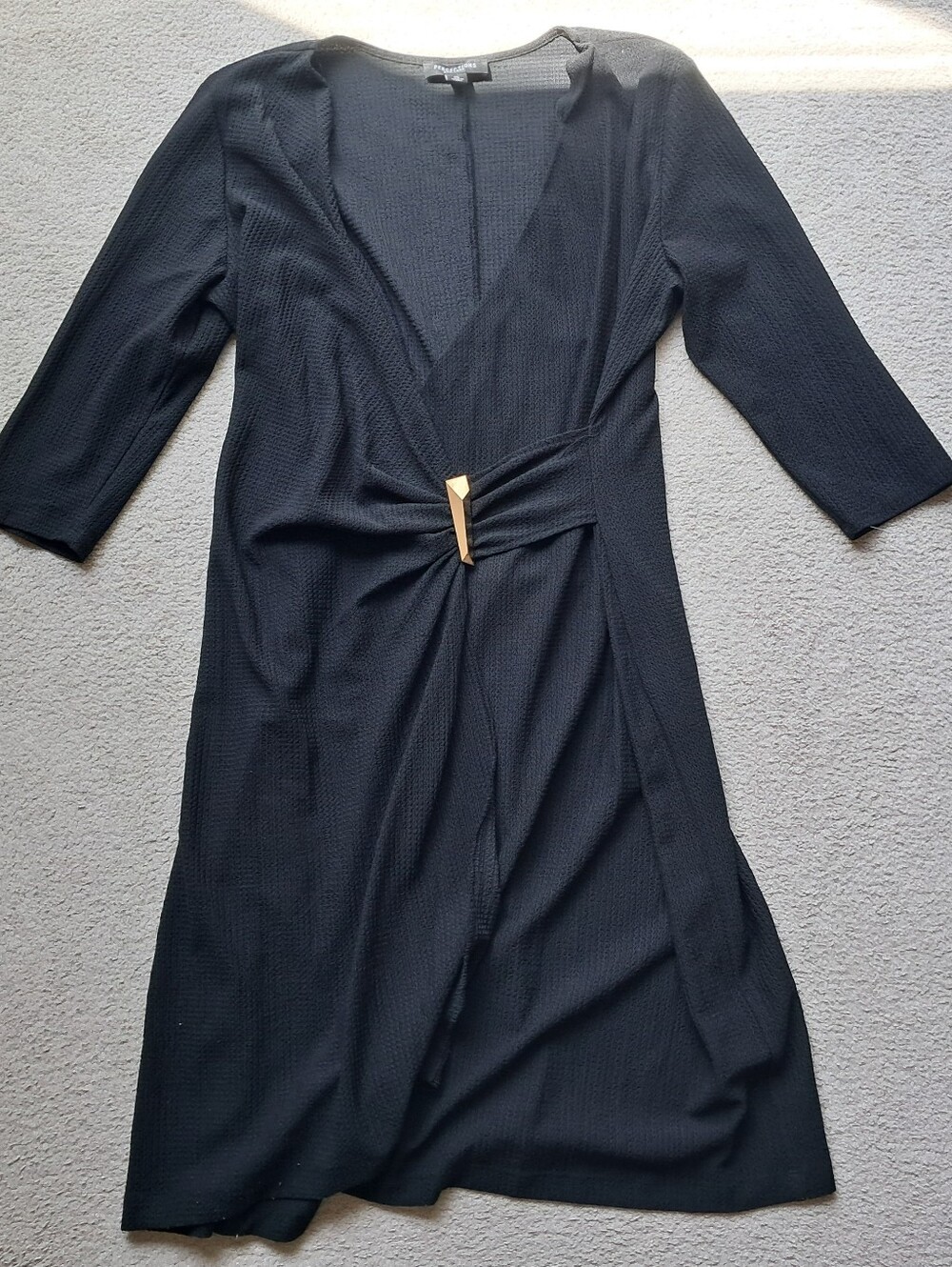 BRAND NEW Wrap-Style Dress with Gold Accent - sz. XL